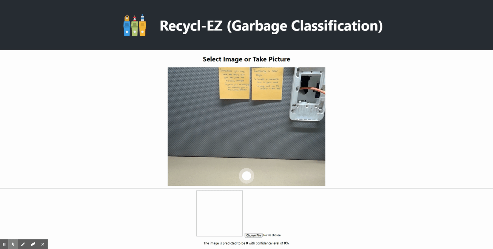 Recycl-EZ webapp demo